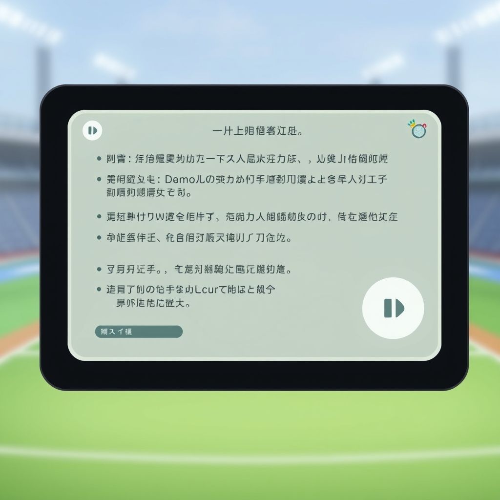 เสียงนำทางการเล่น: ช่วยเหลือผู้เล่นใน At the Bench